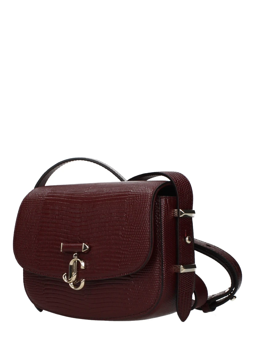 Red Leather Shoulder Bag