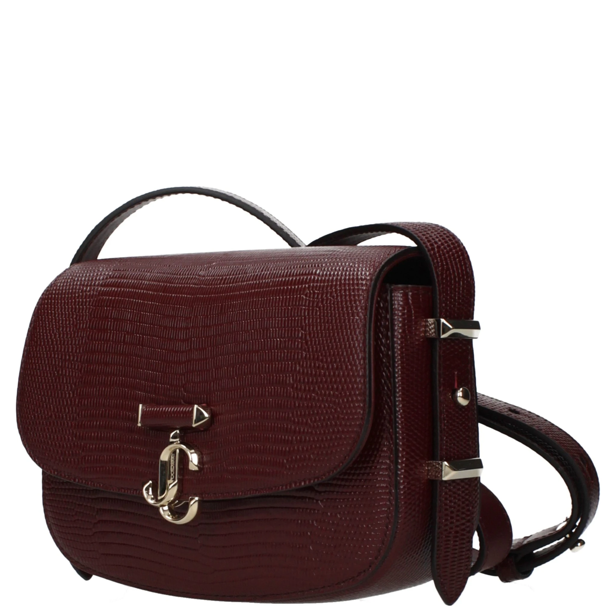 Red Leather Shoulder Bag