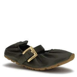 Bicolor Calf Leather Bos Taurus Ballet Flats