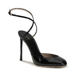 Black Calf Leather Bos Taurus High Heel Pumps