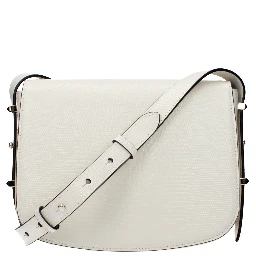 Blue Leather Crossbody Bag