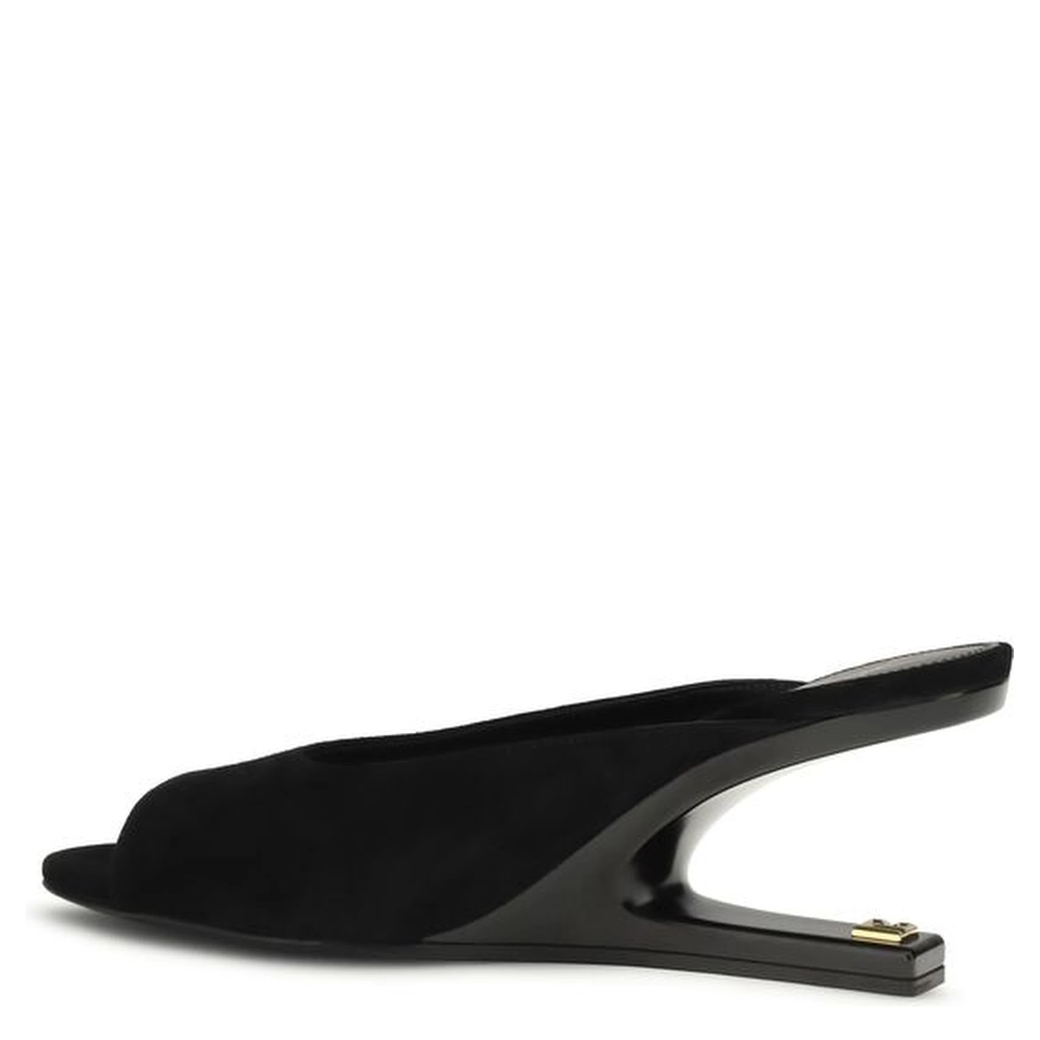 Black Calf Leather Bos Taurus Mules