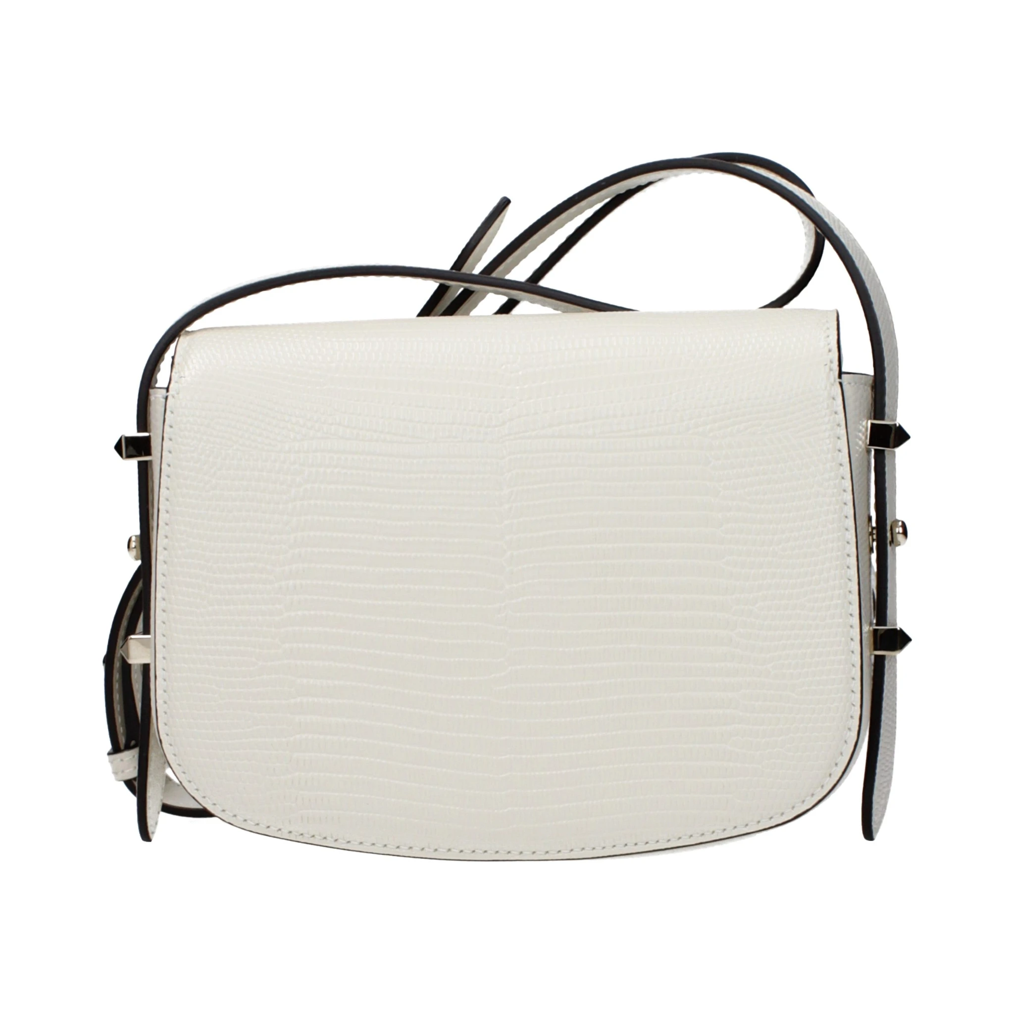 Blue Leather Shoulder Bag