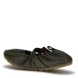 Bicolor Calf Leather Bos Taurus Ballet Flats