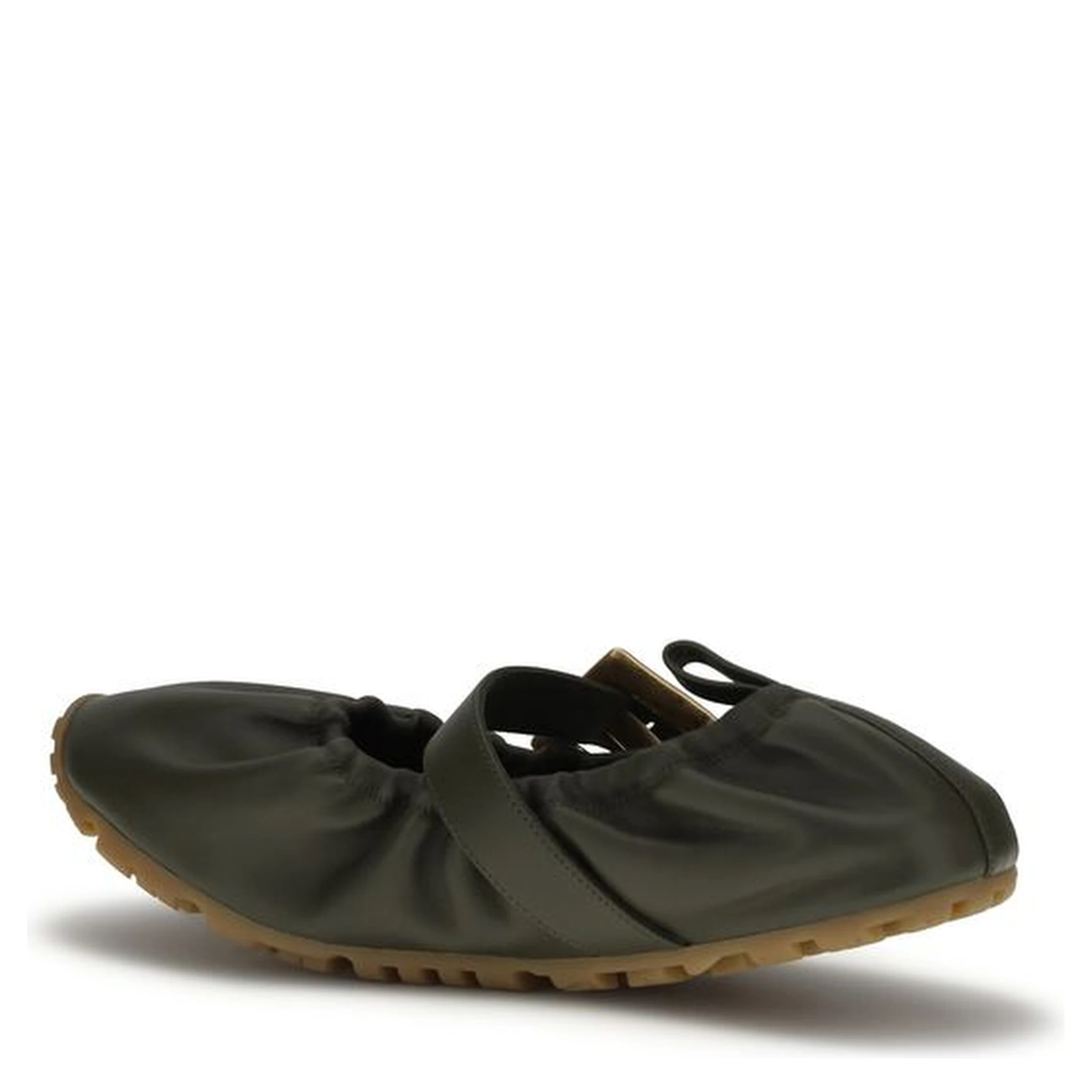 Bicolor Calf Leather Bos Taurus Ballet Flats