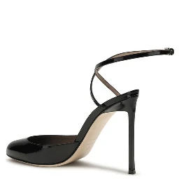 Black Calf Leather Bos Taurus High Heel Pumps