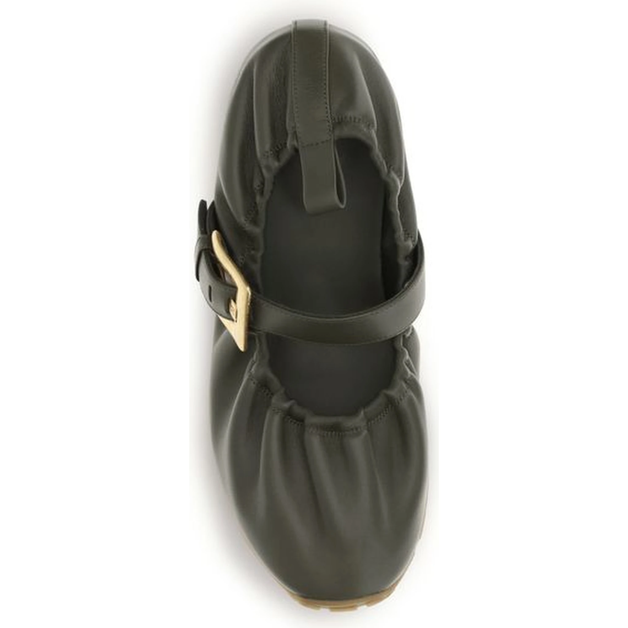 Bicolor Calf Leather Bos Taurus Ballet Flats