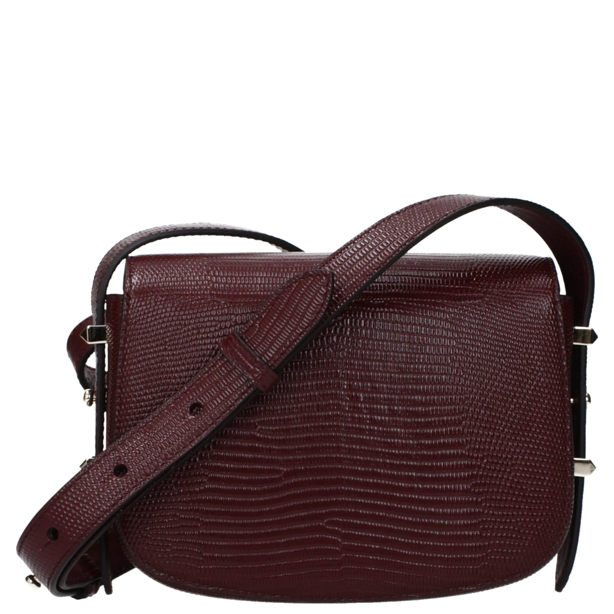 Red Leather Shoulder Bag