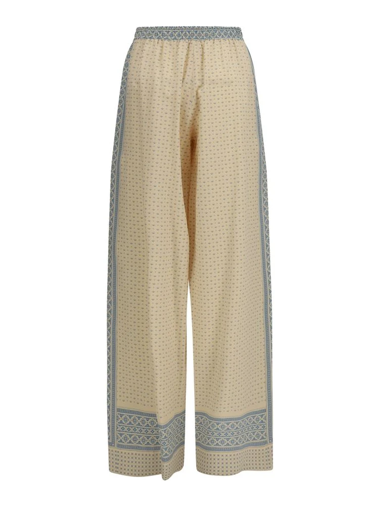 Beige Silk Casual Pants alternative