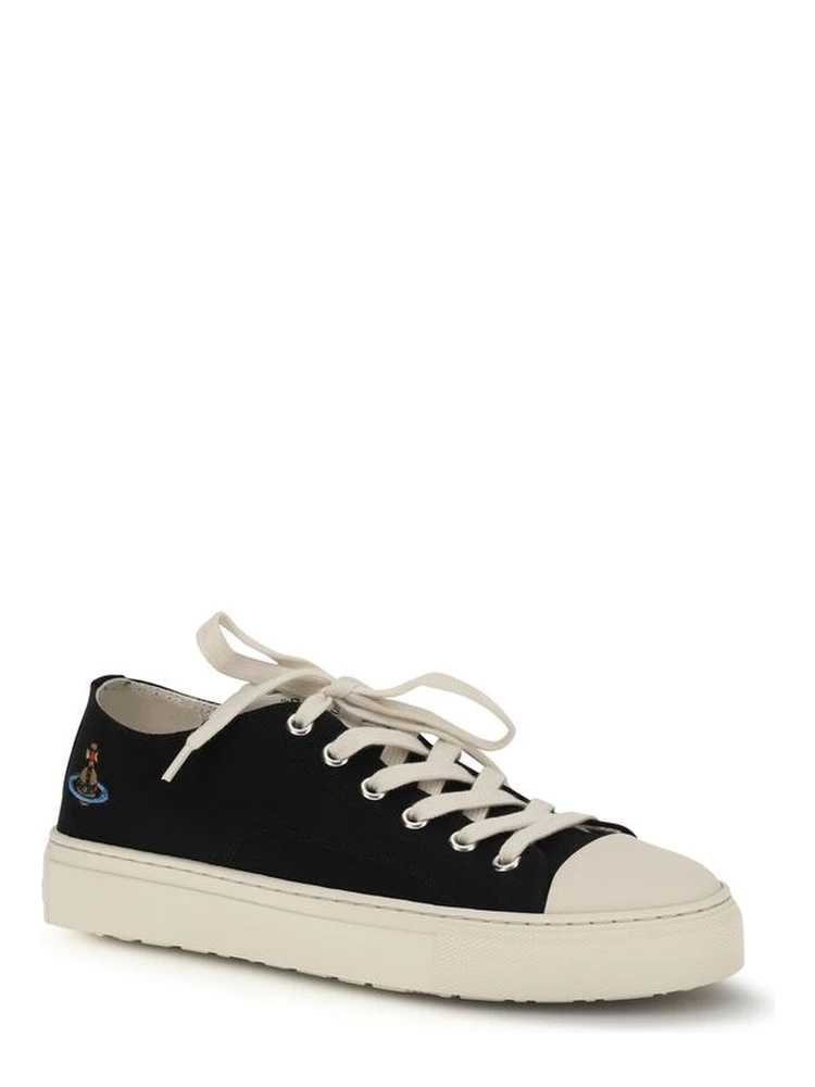Black Fabric Low Top Sneakers alternative