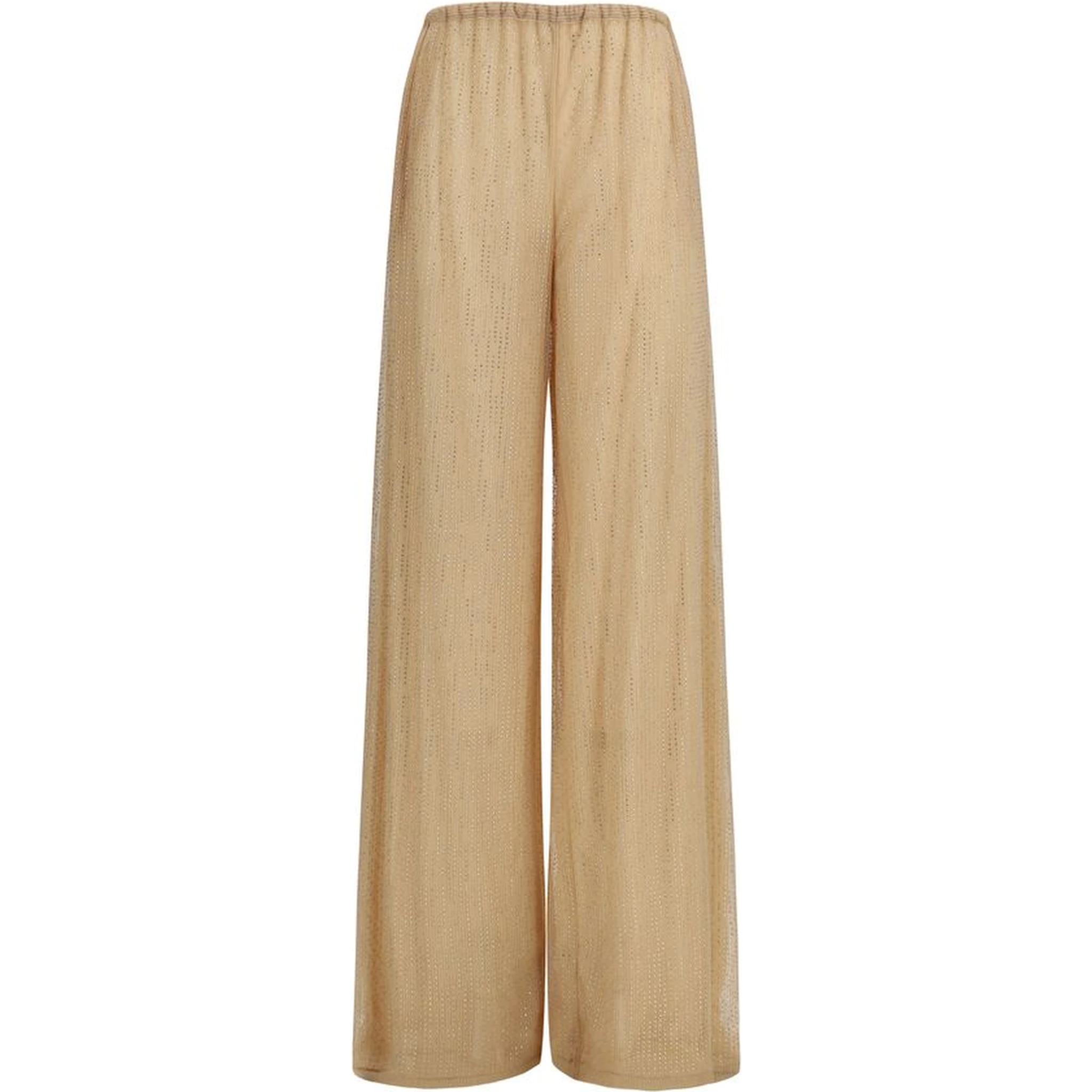 Multicolor Polyester Casual Pants