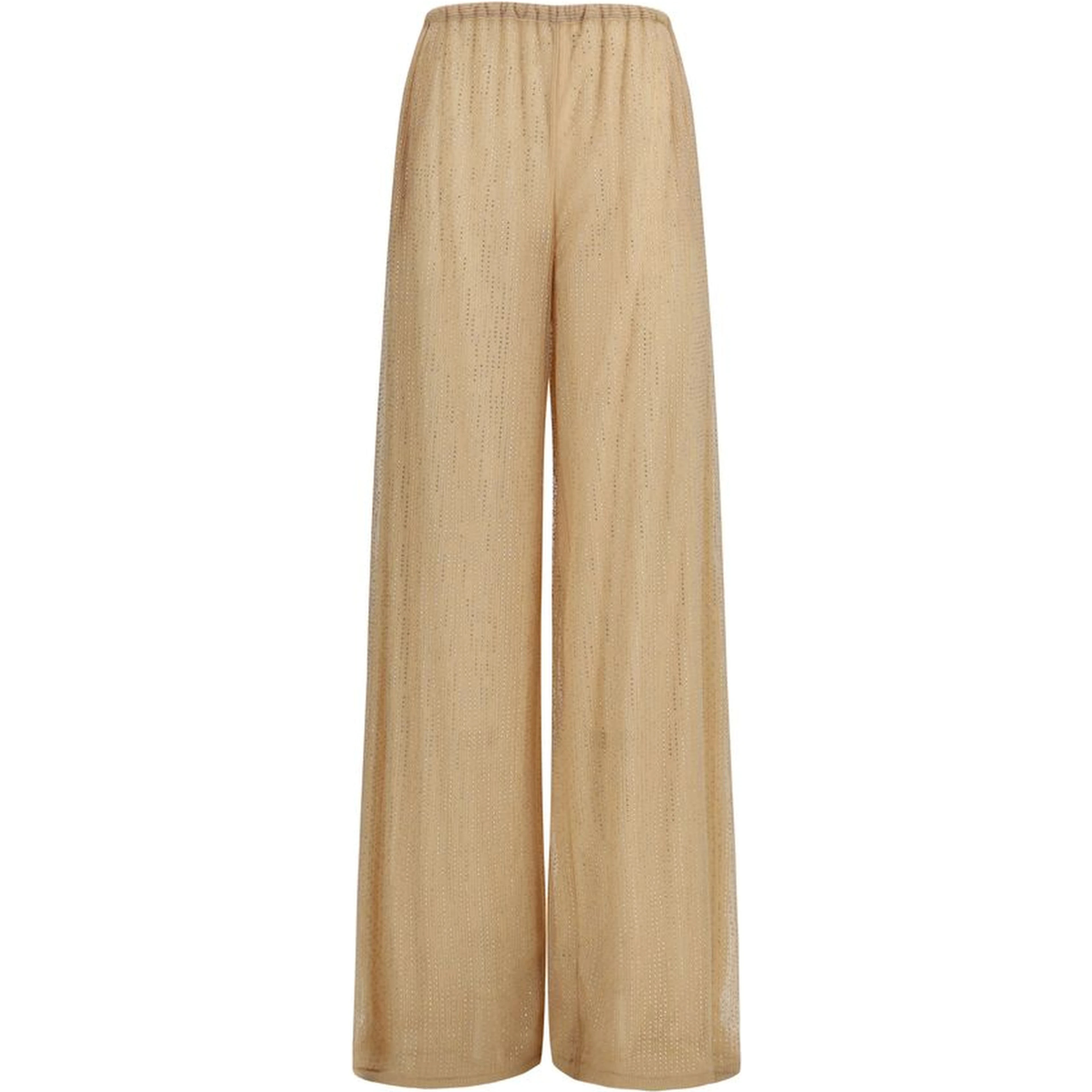 Multicolor Polyester Casual Pants