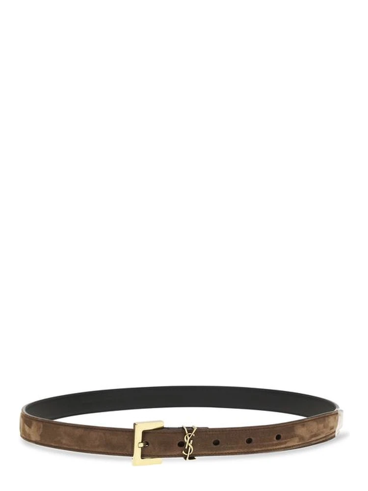 Brown Calf Leather Bos Taurus Thin Belt alternative