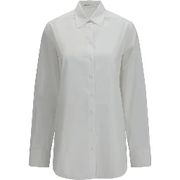 White Cotton Dress Shirt