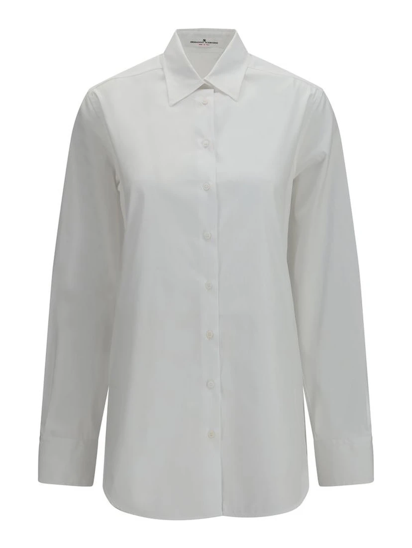 White Cotton Dress Shirt