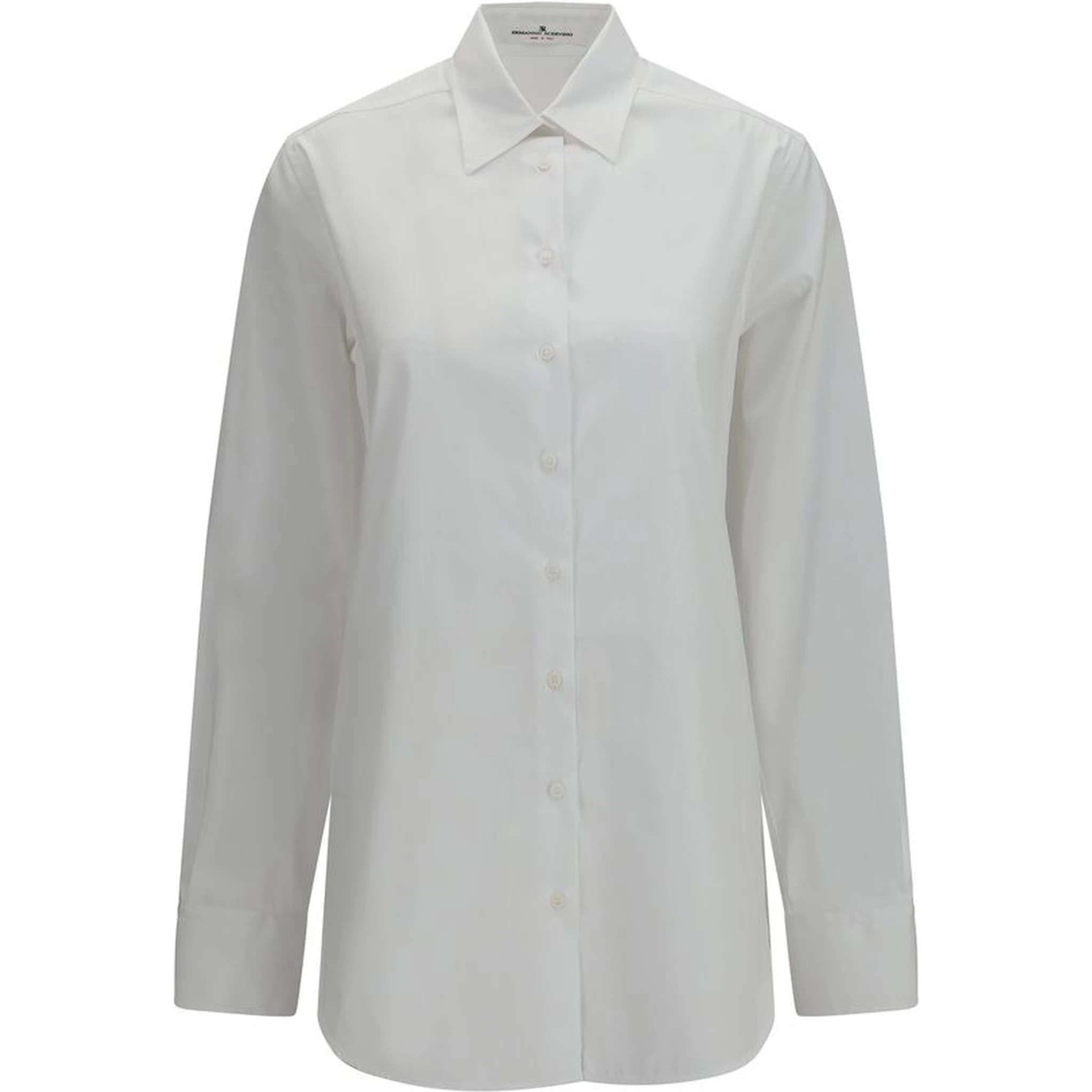 White Cotton Dress Shirt