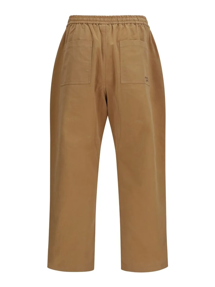 Beige Cotton Casual Pants alternative