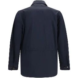 Blue Polyamide Coat