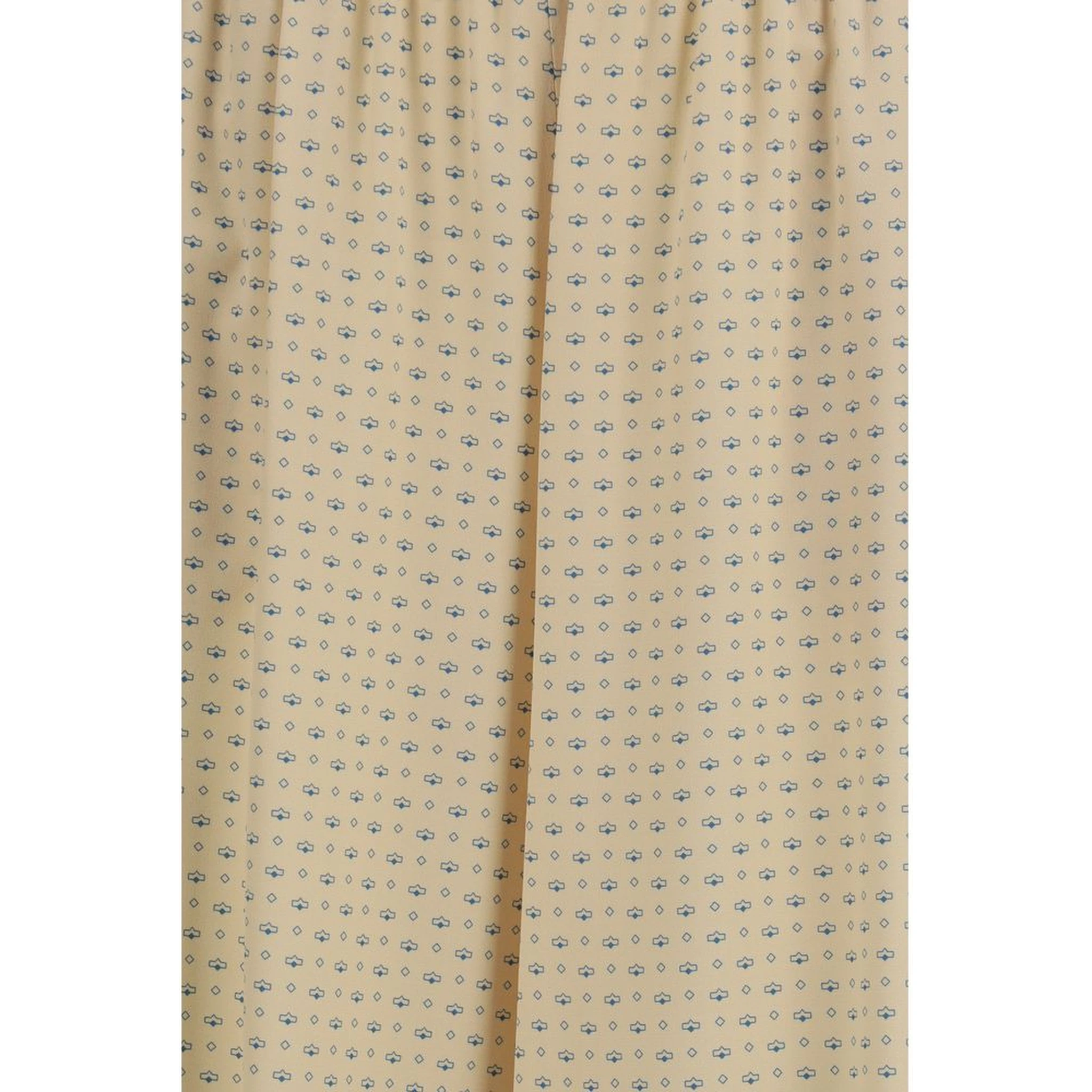 Beige Silk Casual Pants