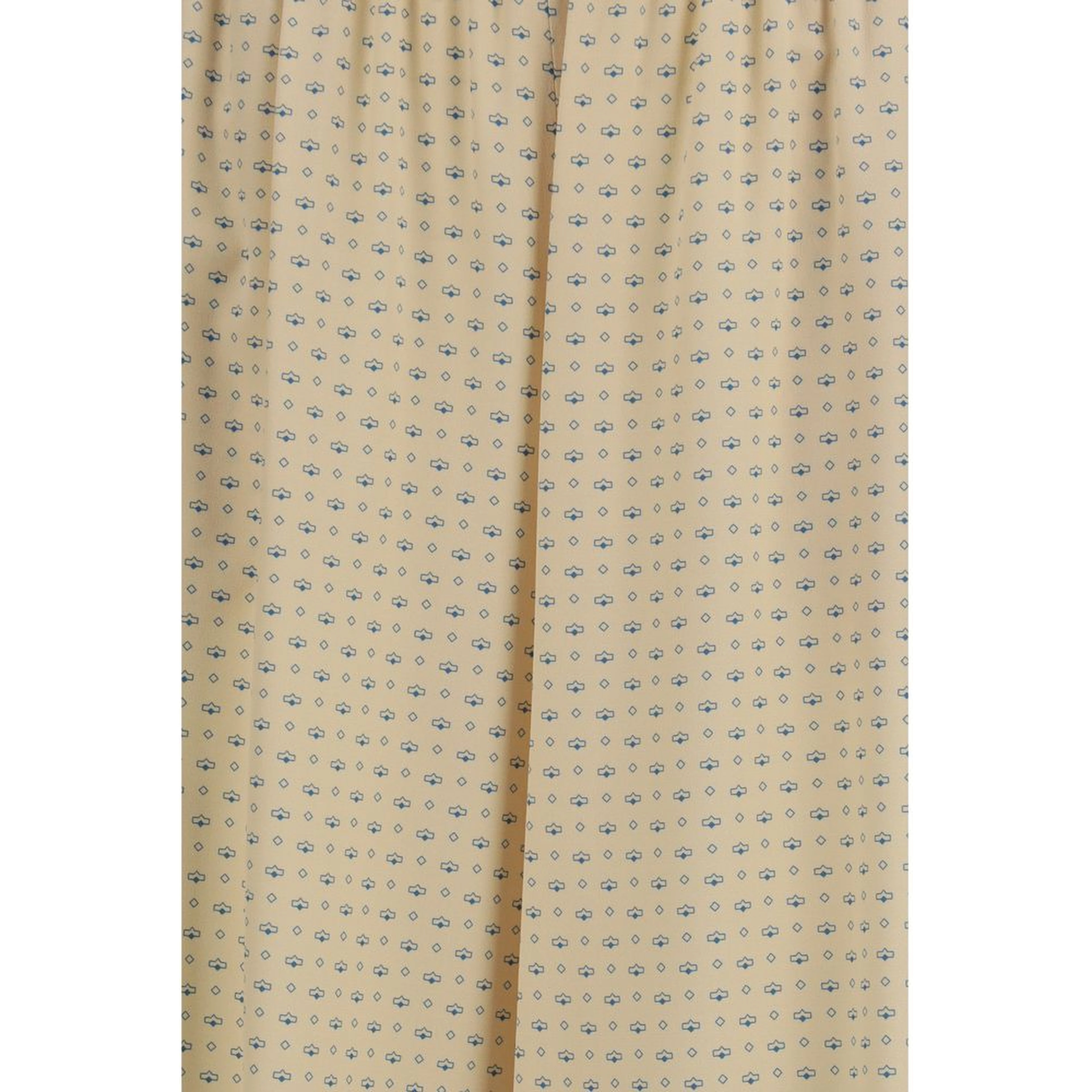 Beige Silk Casual Pants