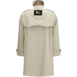 Beige Cotton Trench Coat