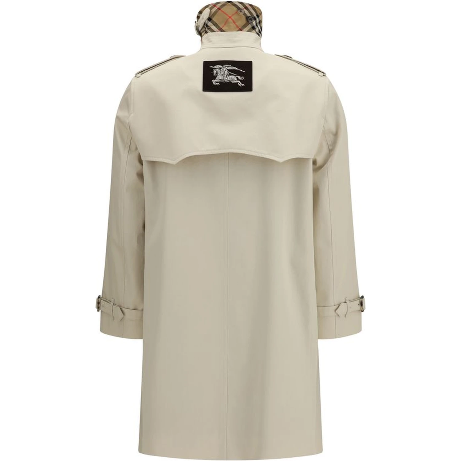 Beige Cotton Trench Coat