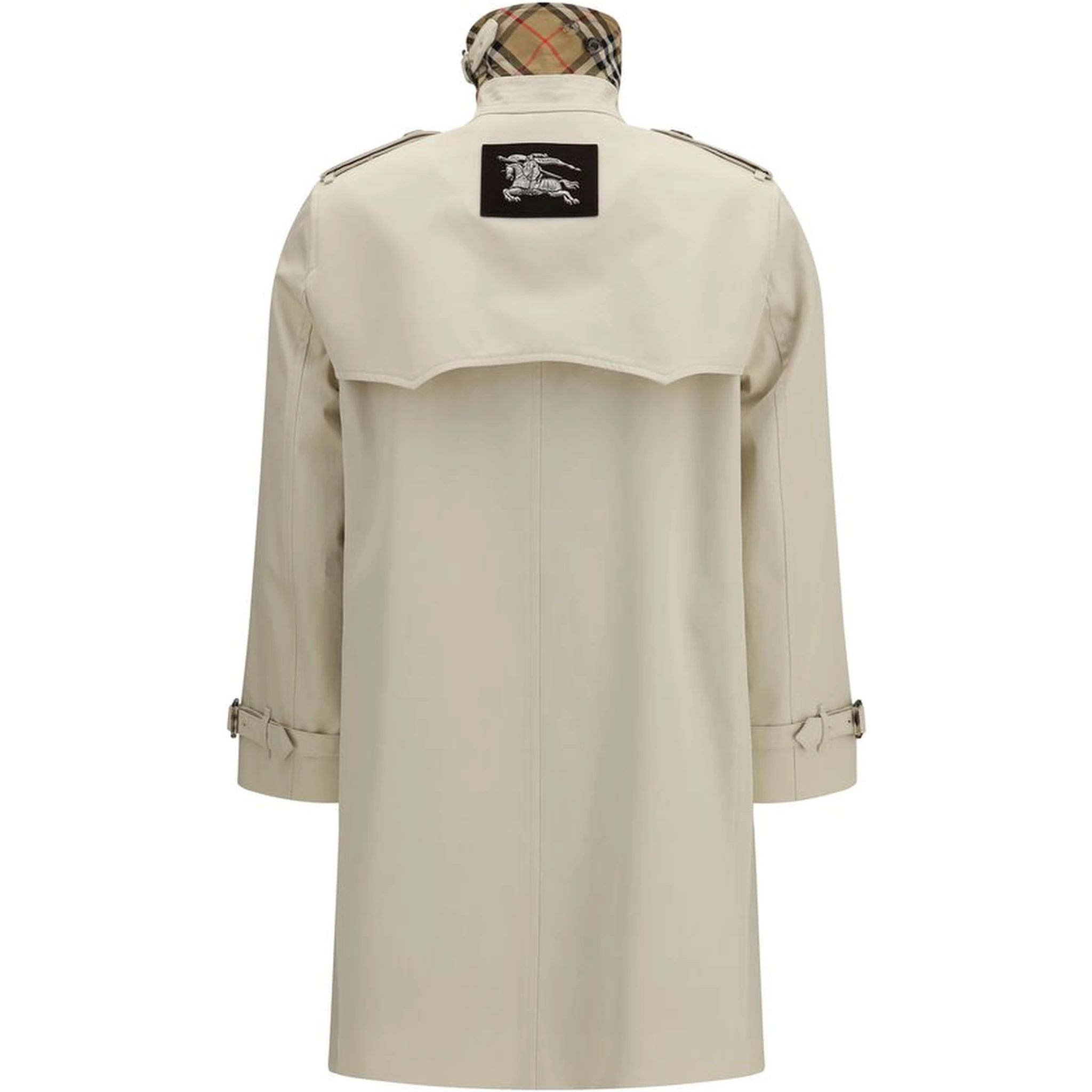 Beige Cotton Trench Coat