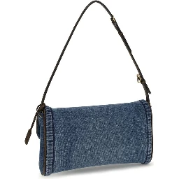 Blue Cotton Shoulder Bag