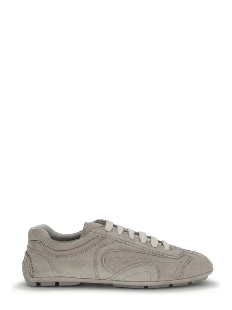 Beige Lamb Ovis Aries Aries Athletic Sneakers