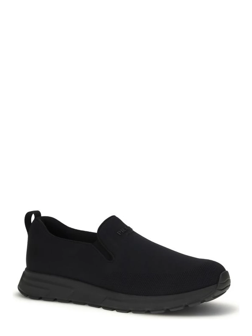 Black Recycled Polyamide Sneakers