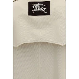 Beige Cotton Trench Coat