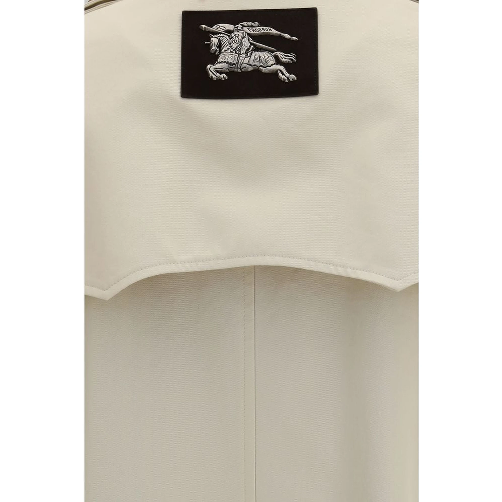 Beige Cotton Trench Coat