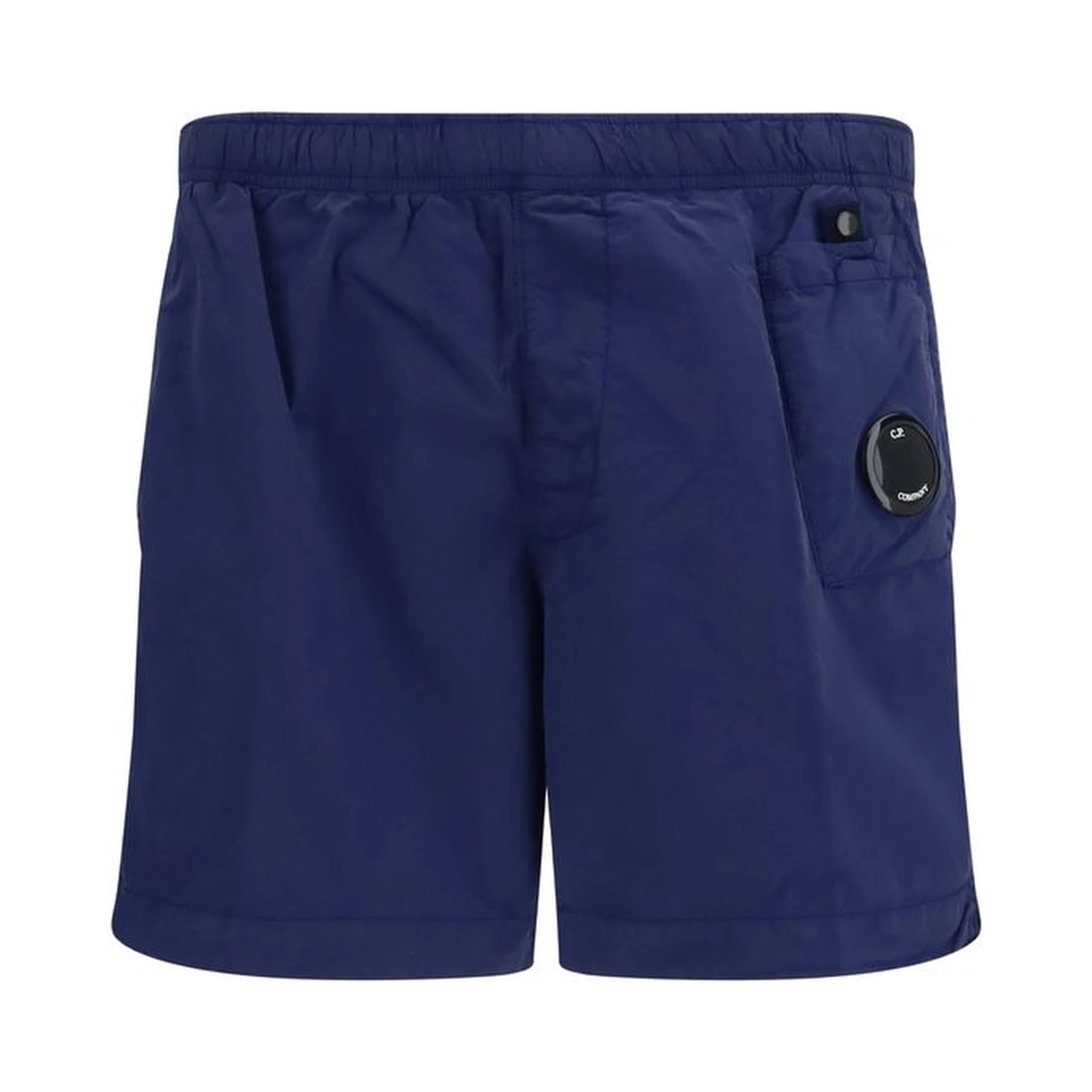 Blue Nylon Short And Mini Shorts