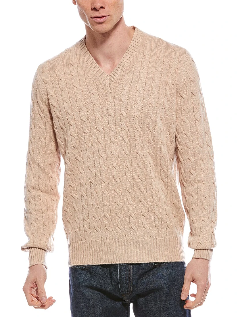 Brown Cashmere Sweatshirt