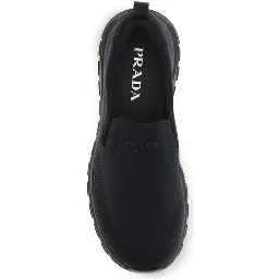 Black Recycled Polyamide Sneakers