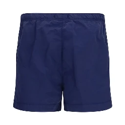 Blue Nylon Short And Mini Shorts