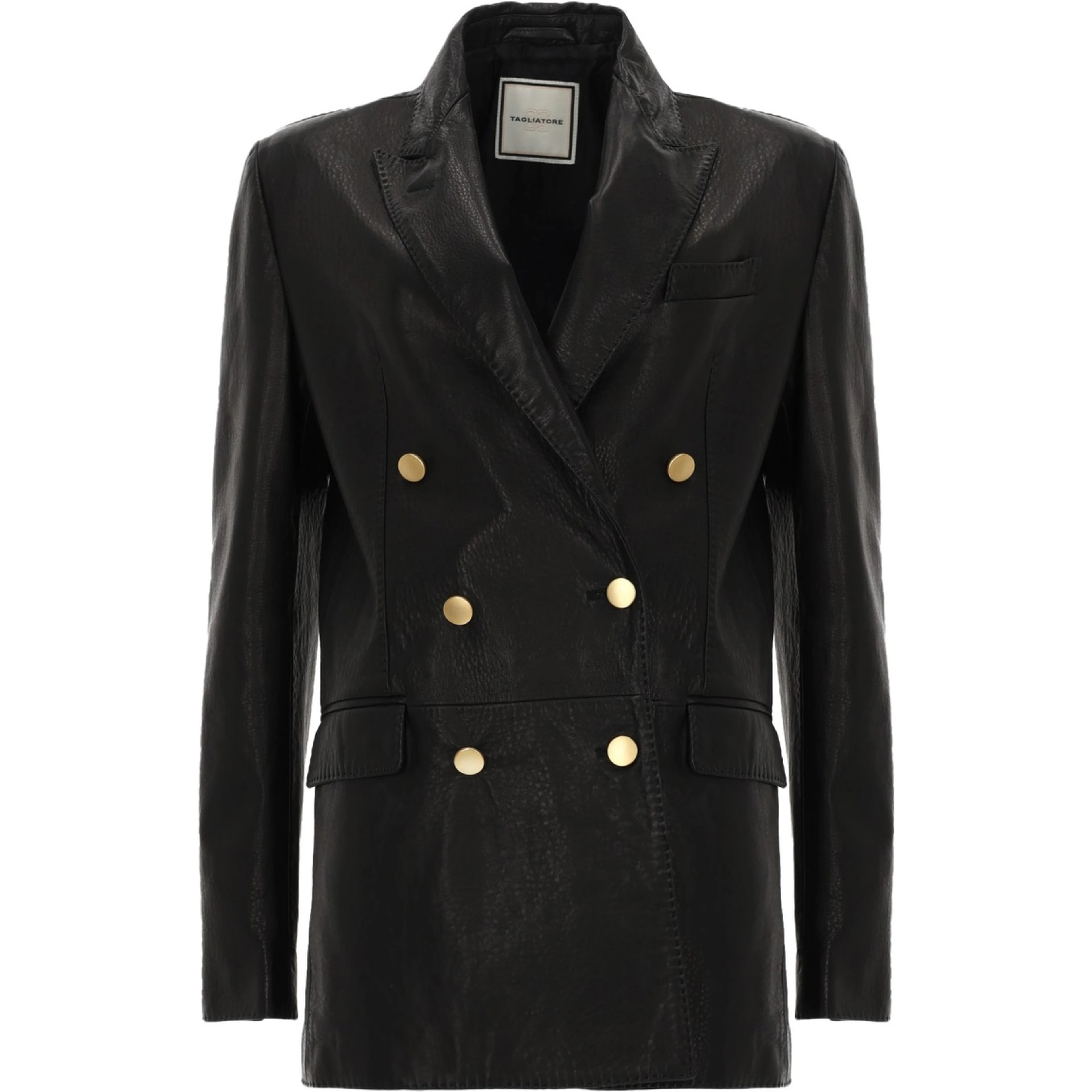 LEATHER BLAZER