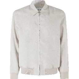 GIUBBINO ZIP LINO COTONE