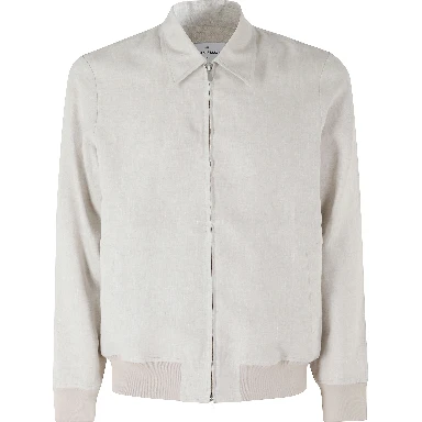 GIUBBINO ZIP LINO COTONE
