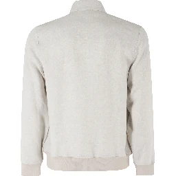 GIUBBINO ZIP LINO COTONE