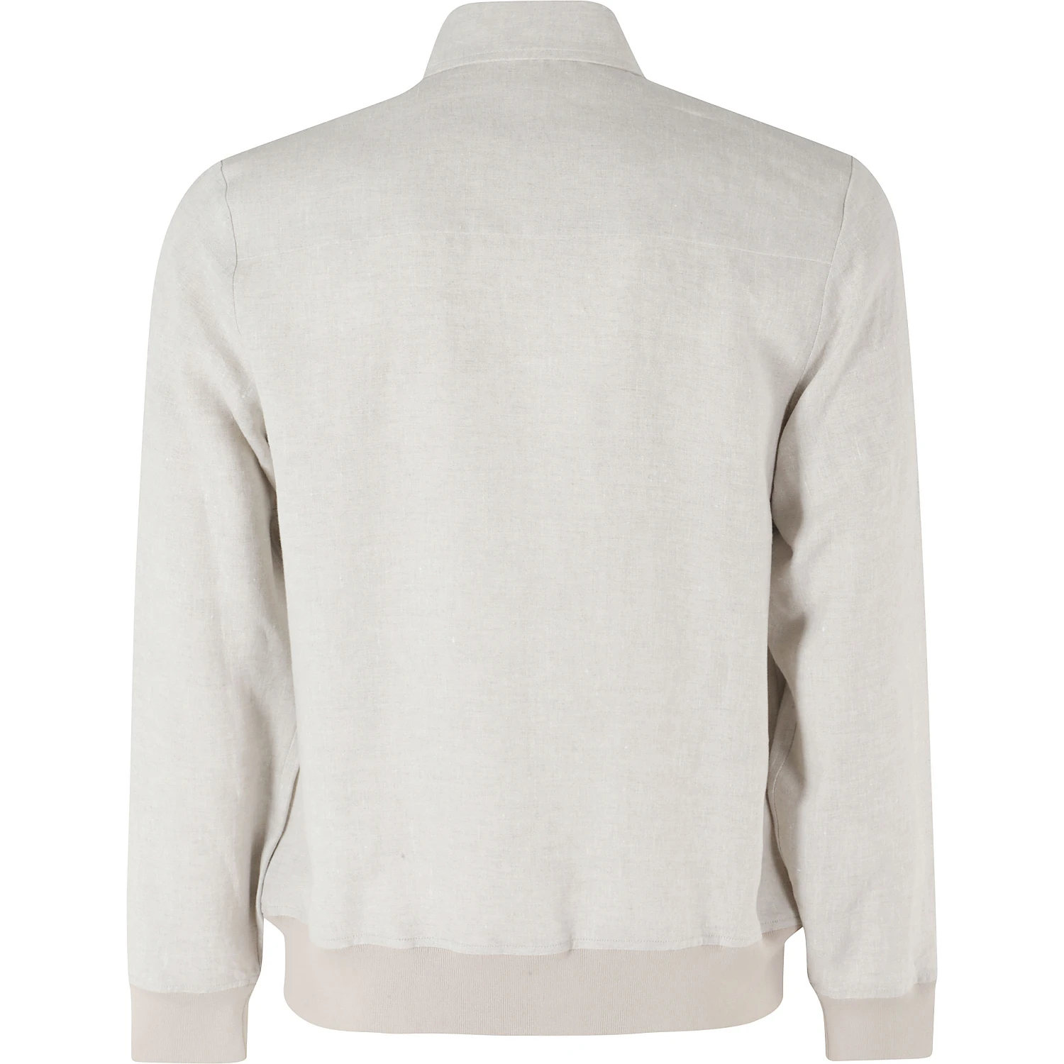 GIUBBINO ZIP LINO COTONE