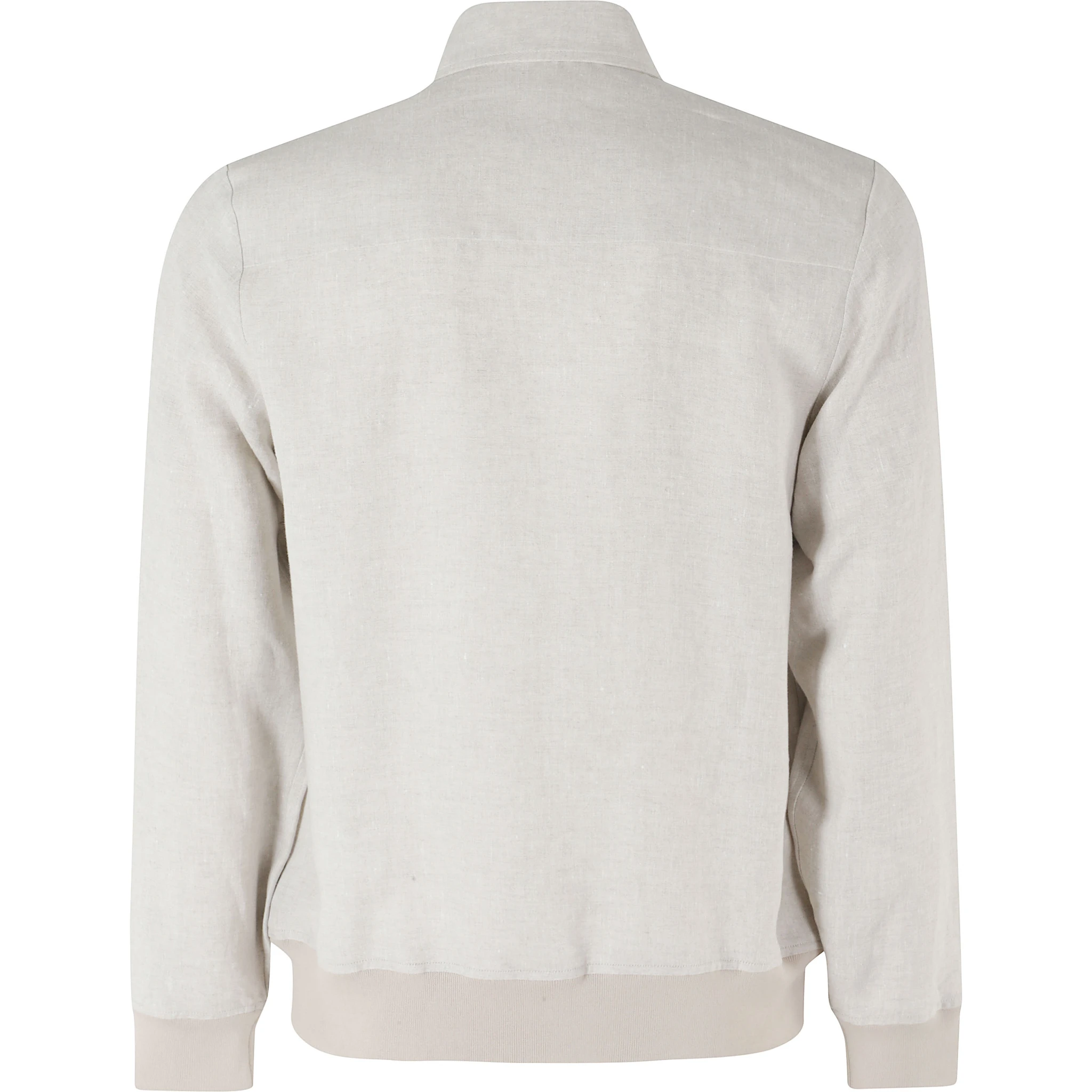 GIUBBINO ZIP LINO COTONE