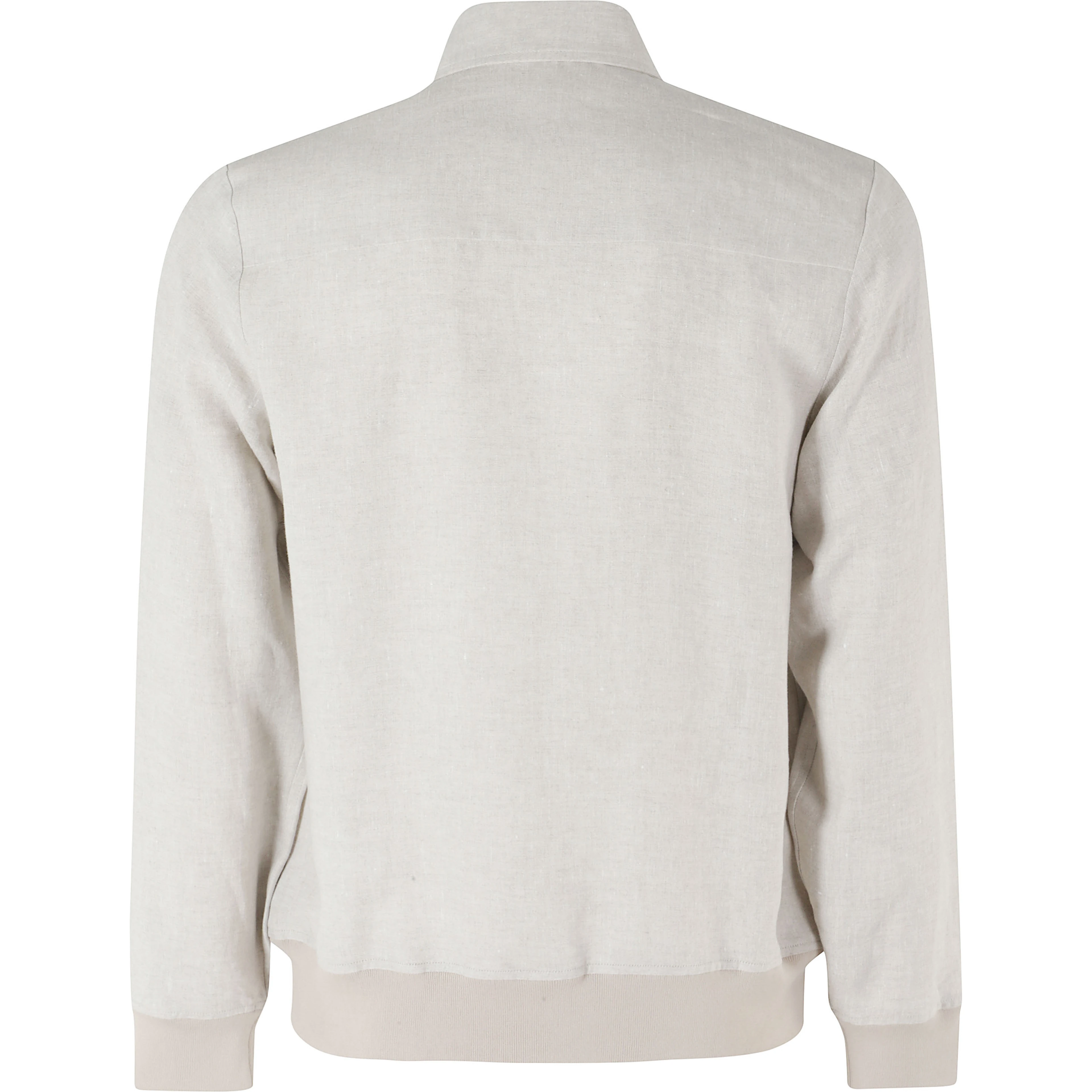 GIUBBINO ZIP LINO COTONE