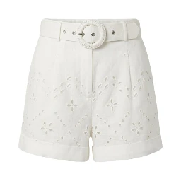 SHORTS WITH BUCKLE BELT