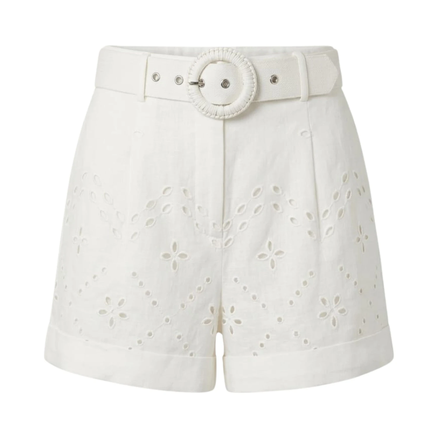 SHORTS WITH BUCKLE BELT