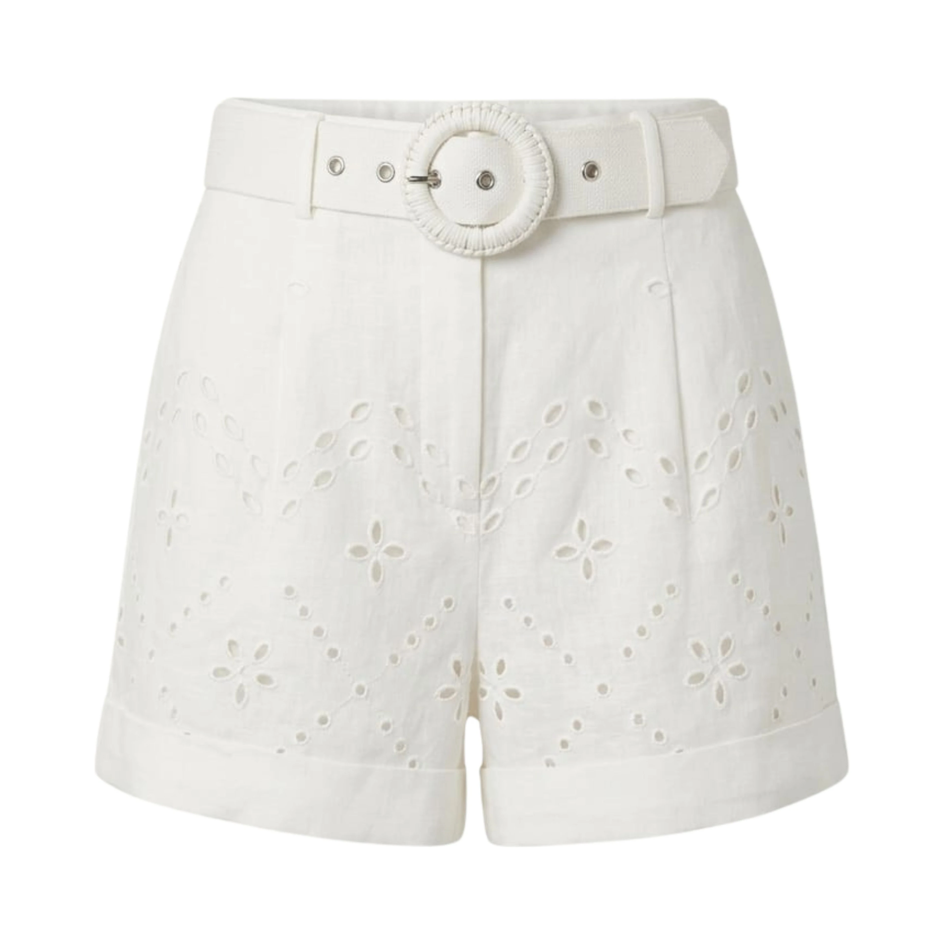 SHORTS WITH BUCKLE BELT
