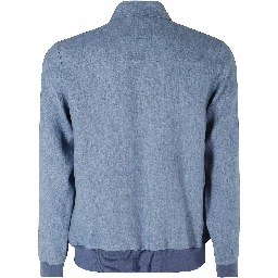 GIUBBINO ZIP LINO COTONE