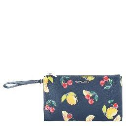 Multicolor Canvas Clutch Bag
