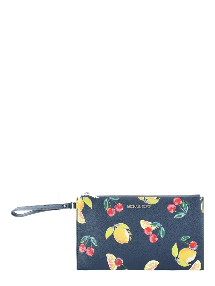 Multicolor Canvas Clutch Bag