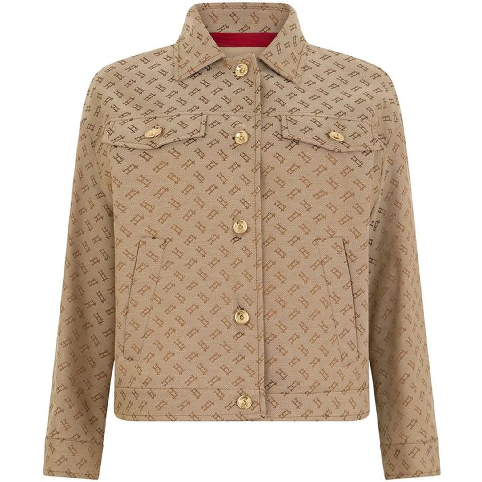 Brown Cotton Denim Jacket